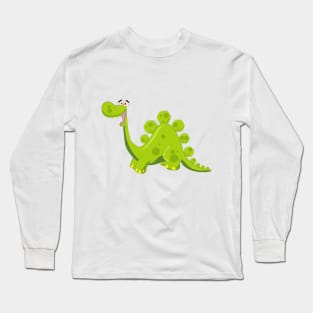 Cute Cartoon dinosaur Long Sleeve T-Shirt